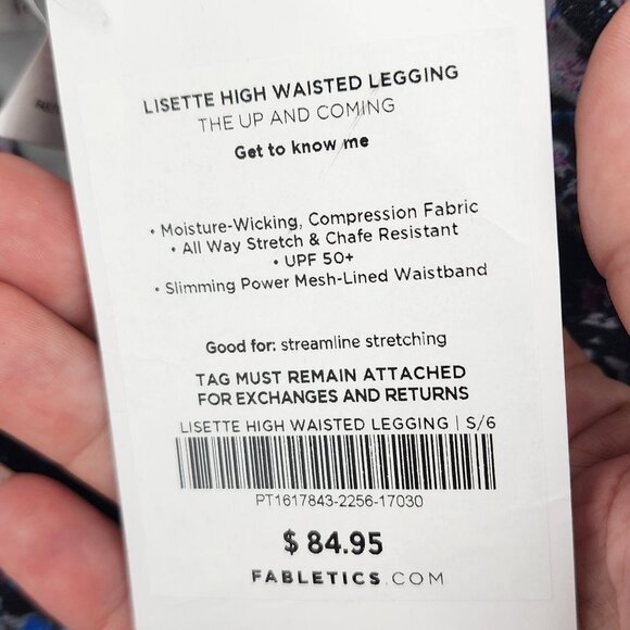 FABLETICS Women's Lisette High Waisted Leggings Size Small New - Picture 8 of 8